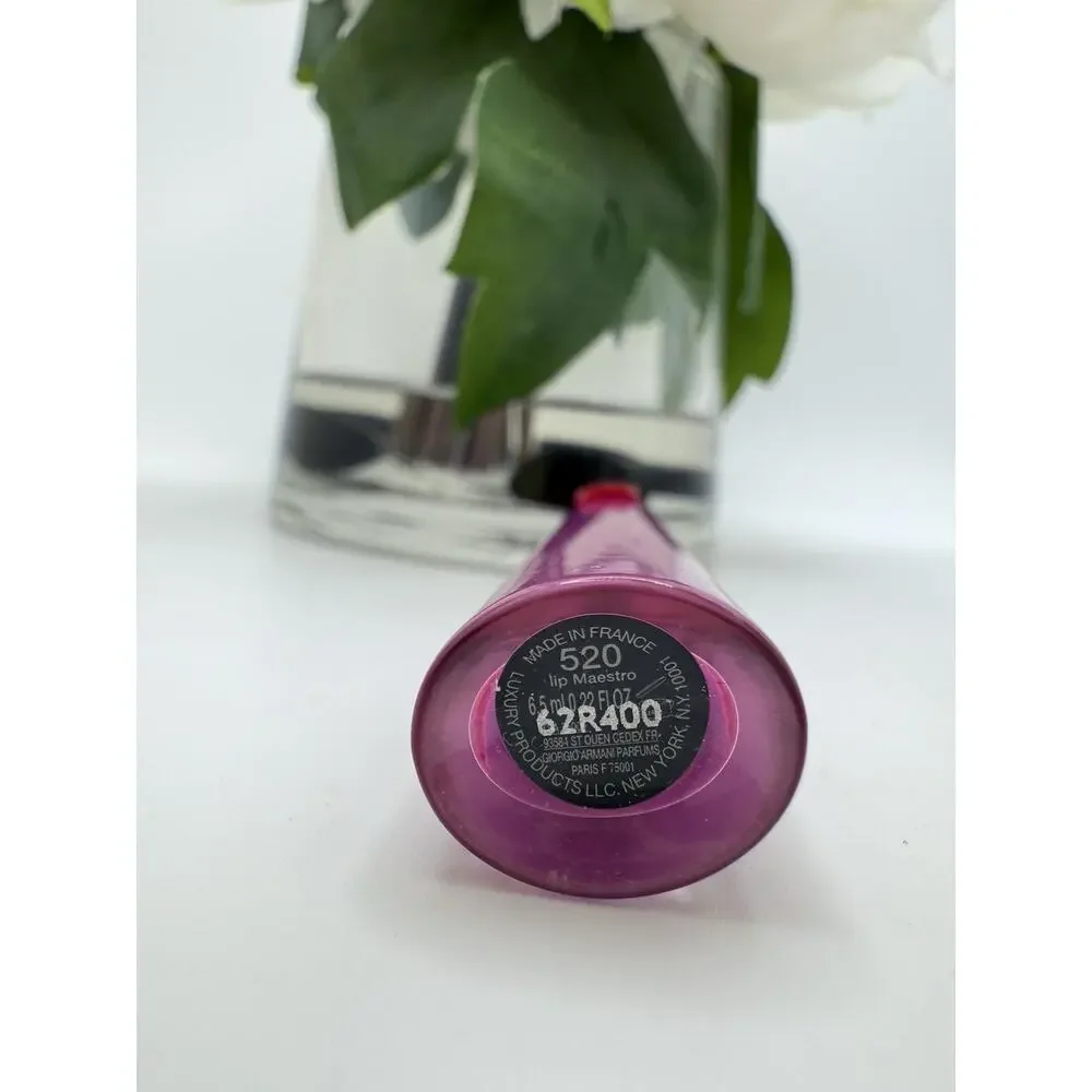GIORGIO ARMANI LIQUID LIPSTICK 520 LIP MAESTRO 0.22oz / 6.5ml